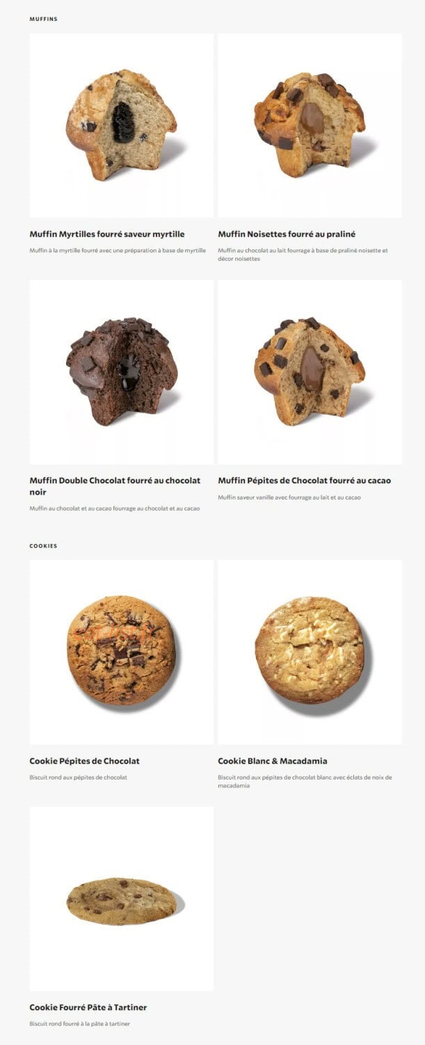 Starbucks Coffee — carte page 16