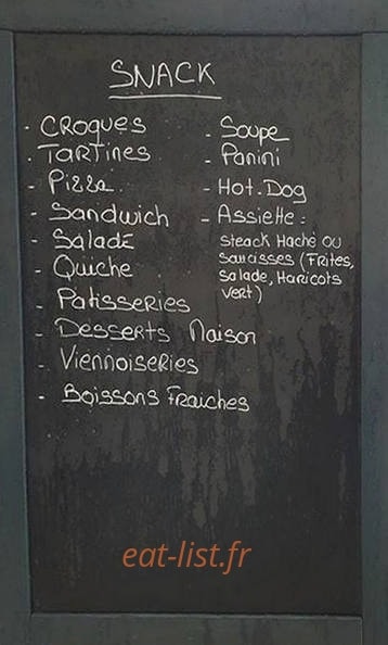 Sur Le Pouce — carte page 1