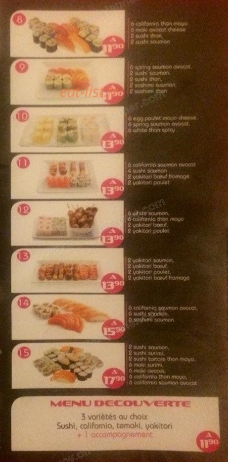 Sushi Best — carte page 5