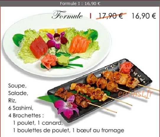 Sushi Boat — carte page 14