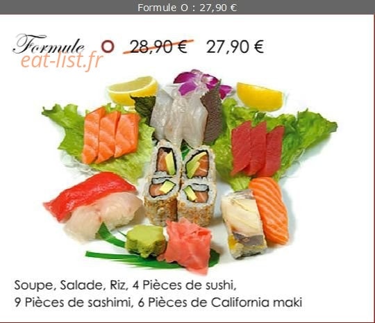 Sushi Boat — carte page 20