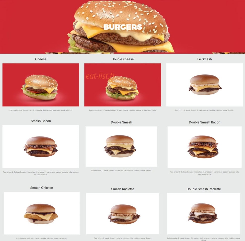 Tacos Avenue — carte page 3