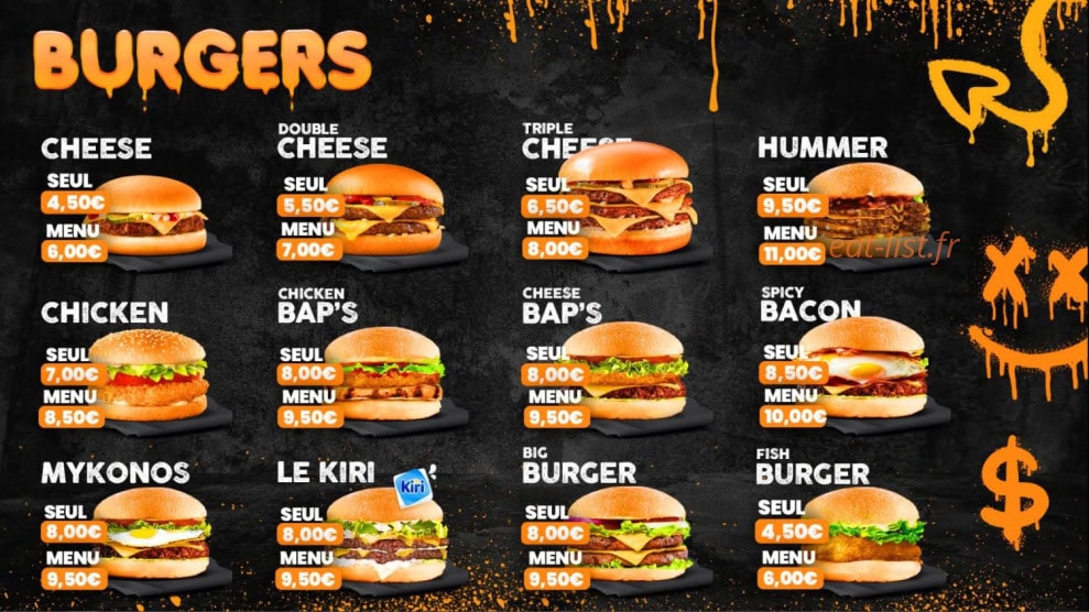 Tacos Hermanos — carte page 3