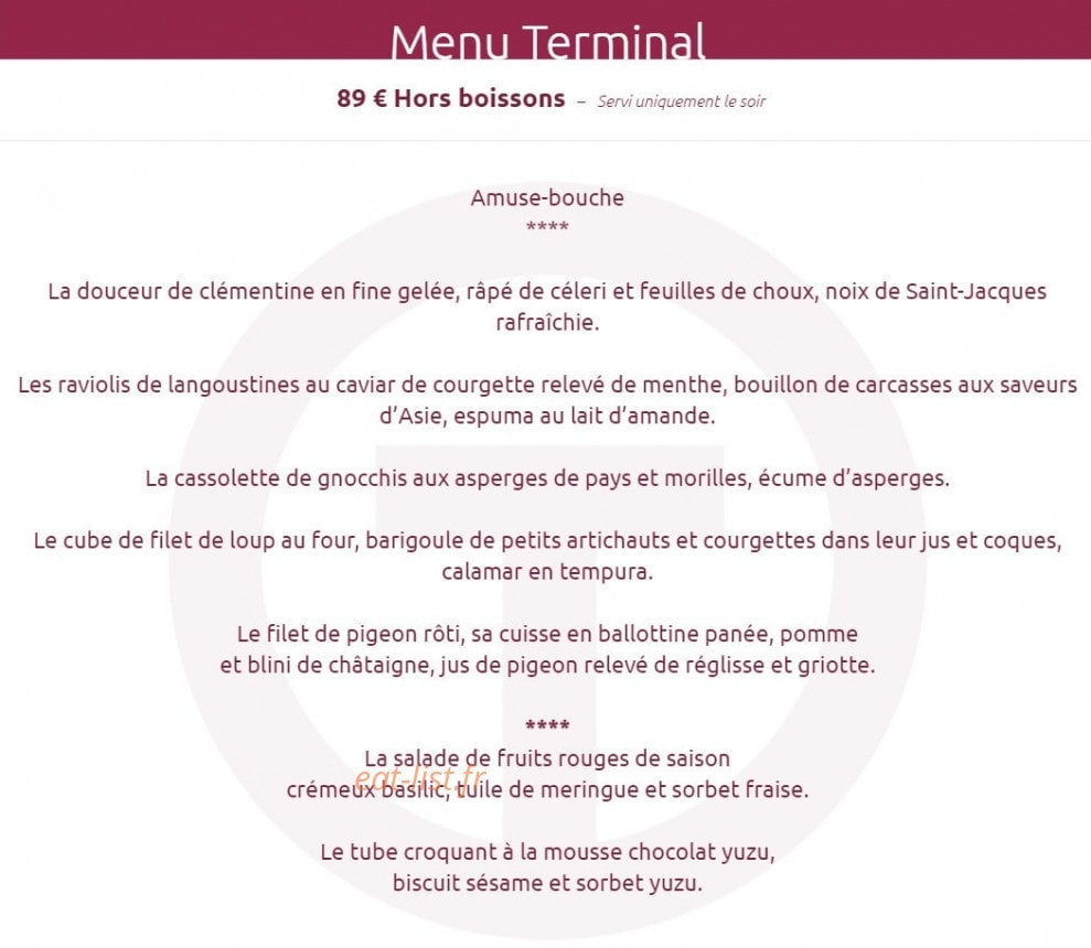 Terminal #1 — carte page 3