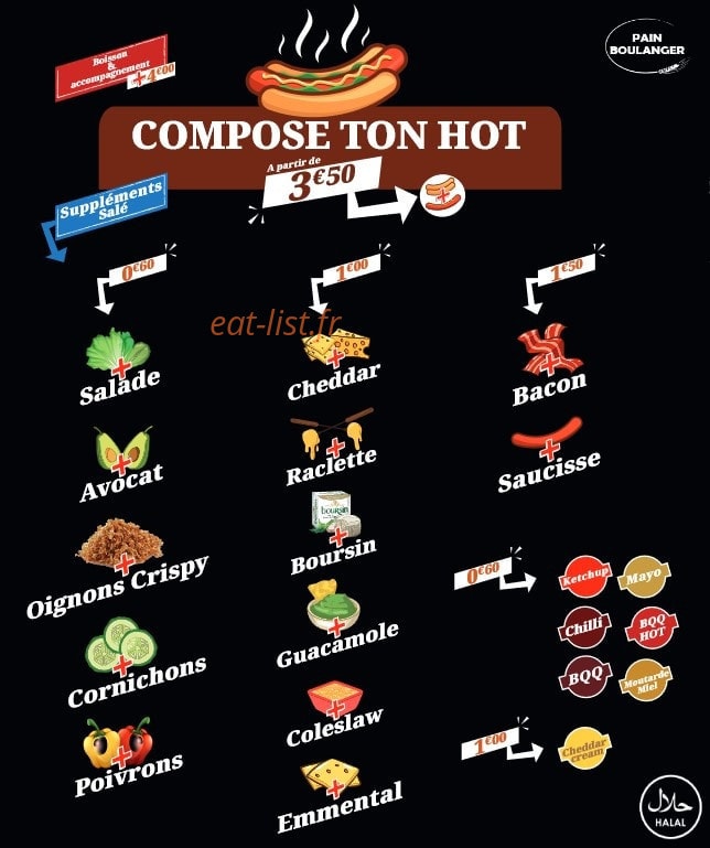 The Good Hot Dog — carte page 3