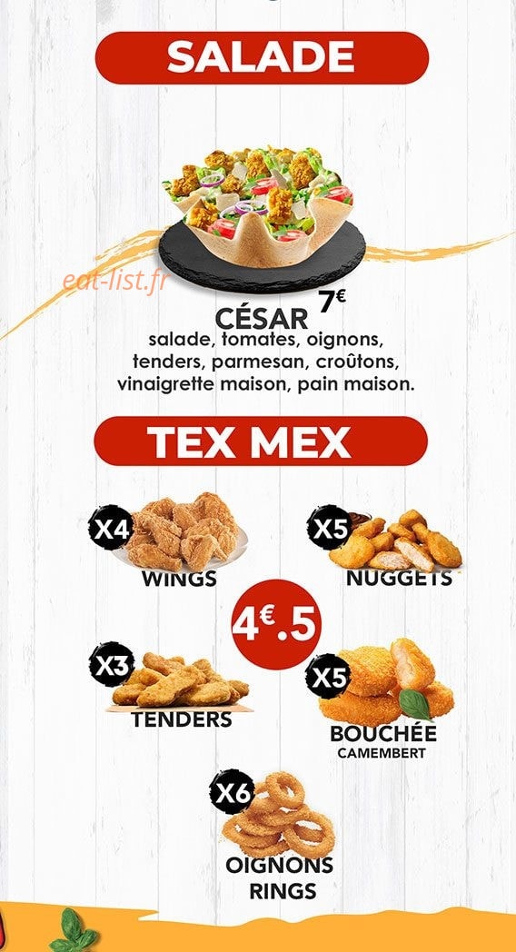 The Street Food — carte page 6