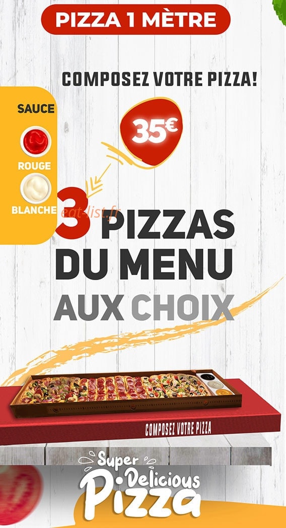 The Street Food — carte page 1
