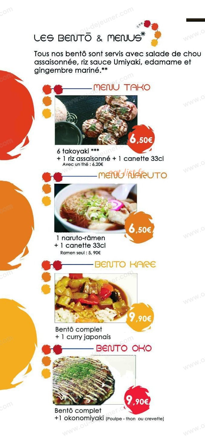 Umiyaki — carte page 2