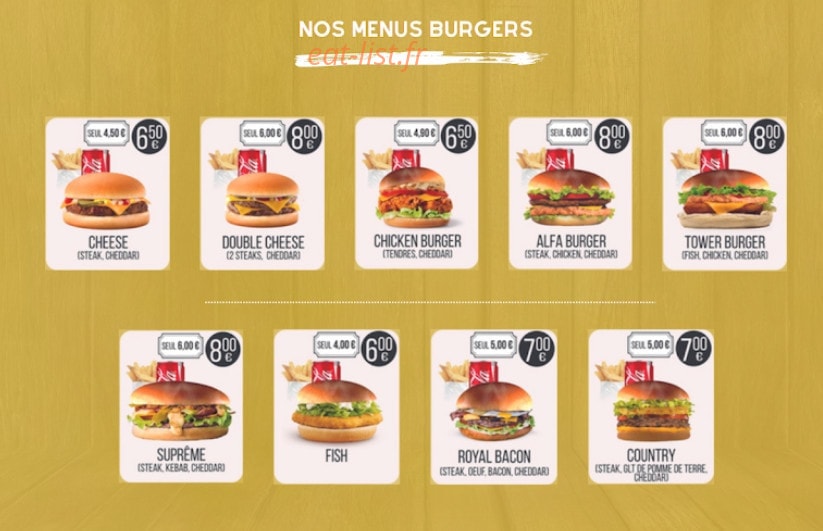 Uni Food — carte page 3