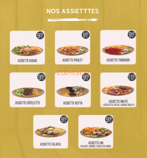 Uni Food — carte page 2