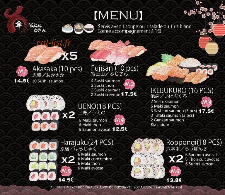 Yukimi — carte page 2