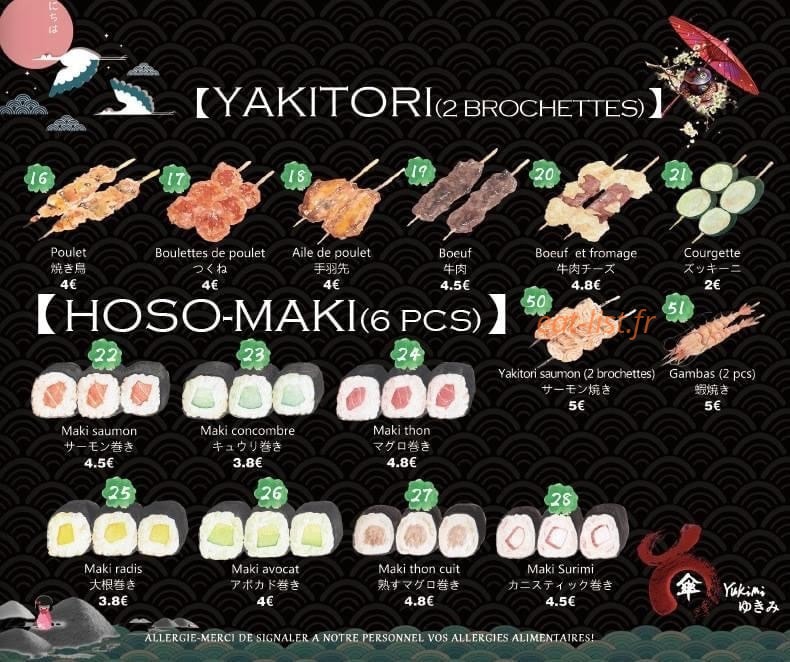 Yukimi — carte page 7