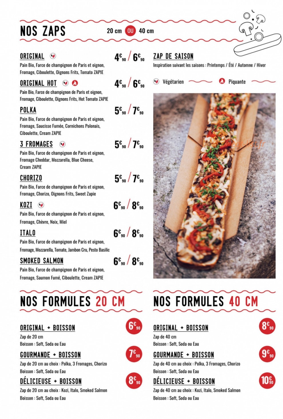Zapie — carte page 2