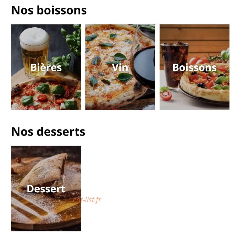 Zil Pizza — carte page 3