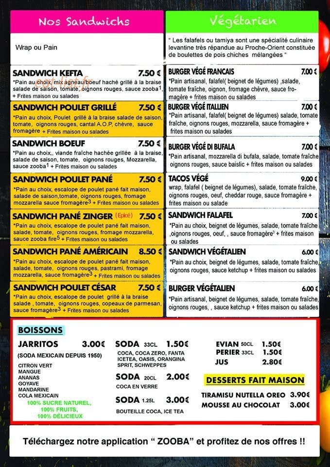 Zooba — carte page 4