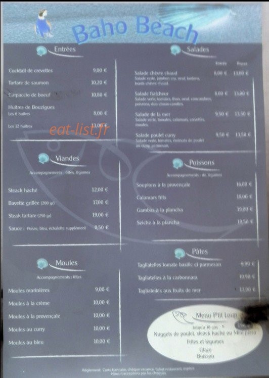 Baho Beach — carte page 1