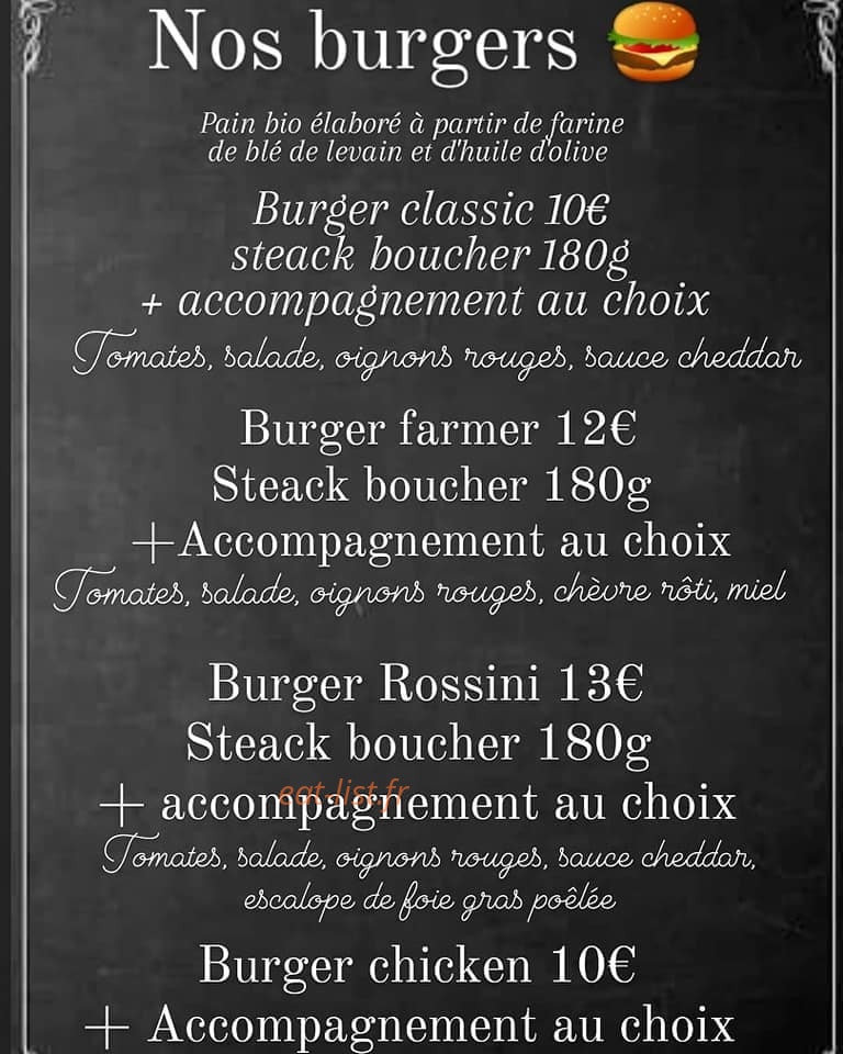Chicken and co — carte page 3