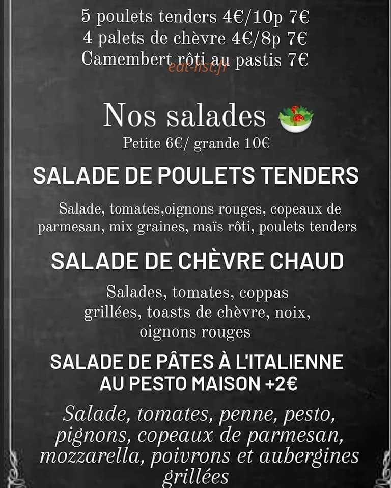 Chicken and co — carte page 1