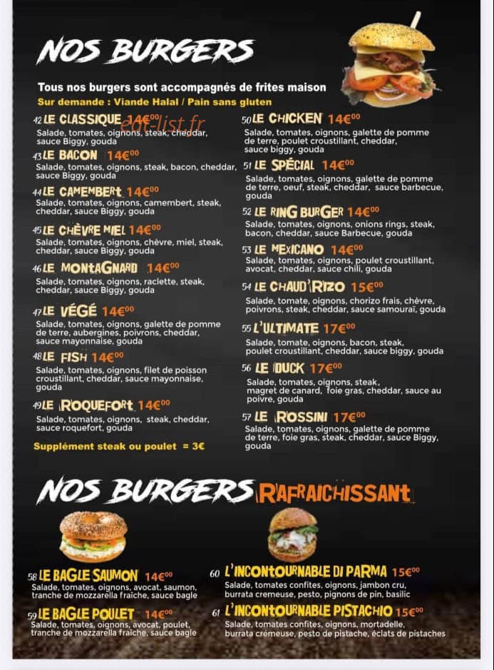 Horizon pizza — carte page 4