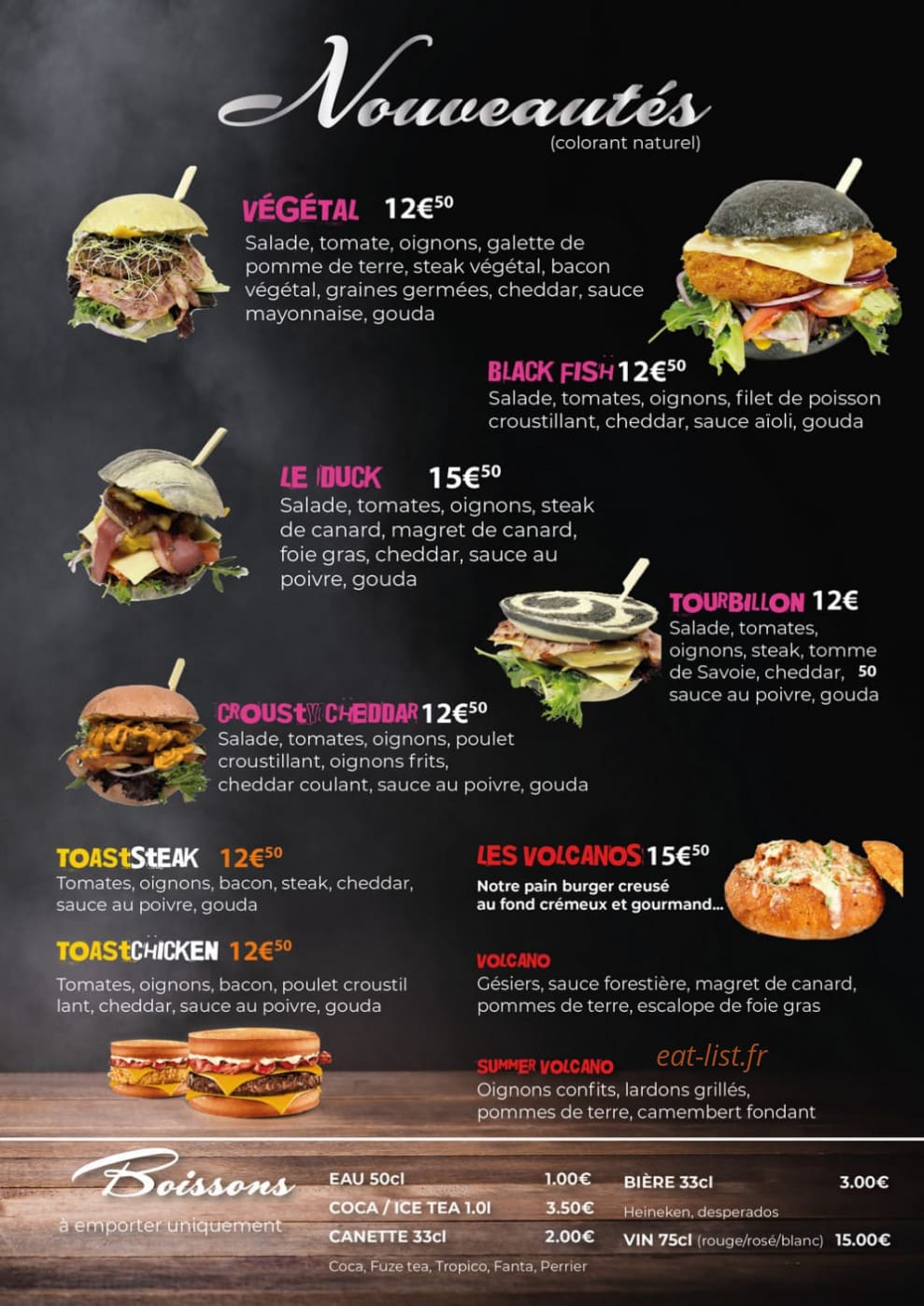 Horizon pizza — carte page 5