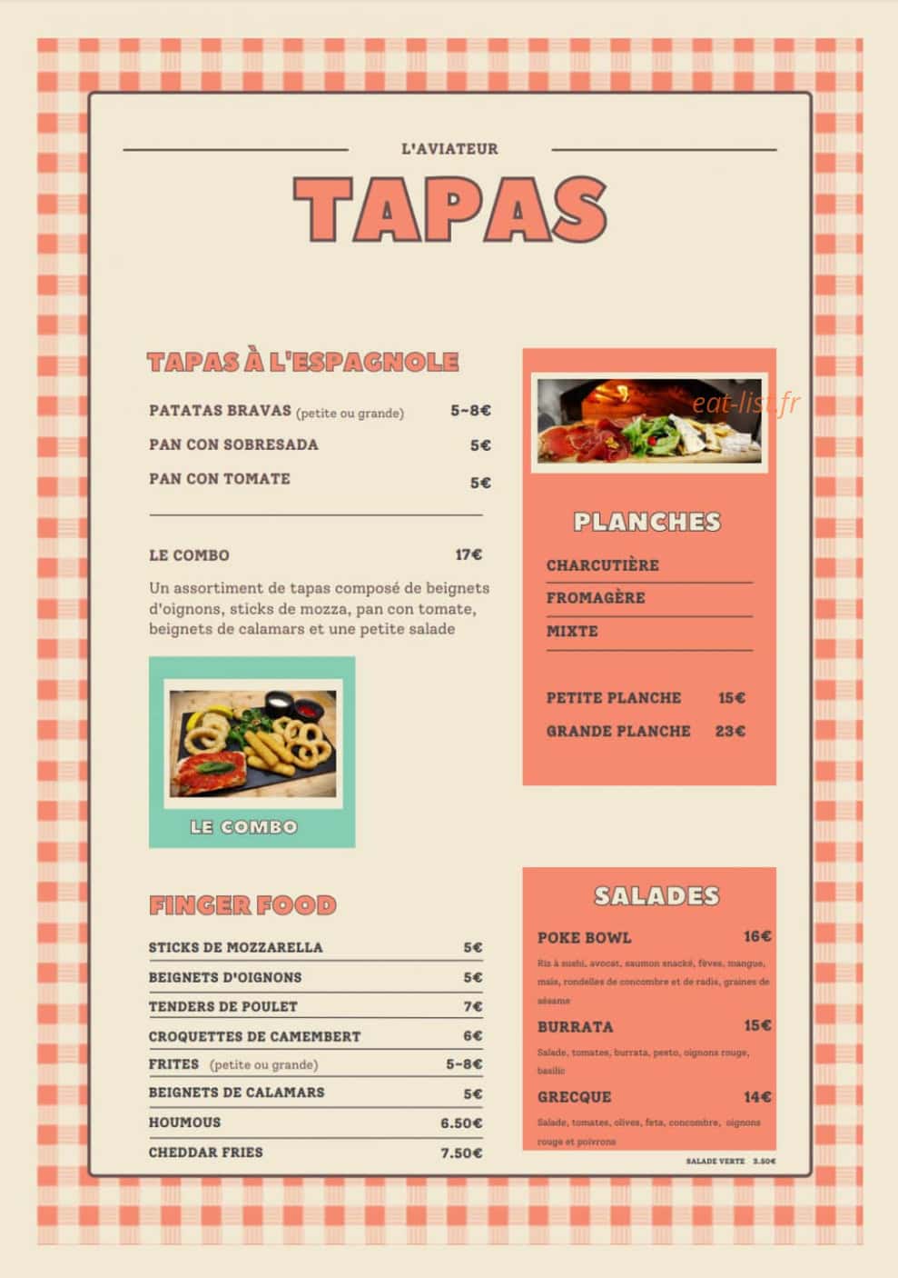 L'aviateur — carte page 1