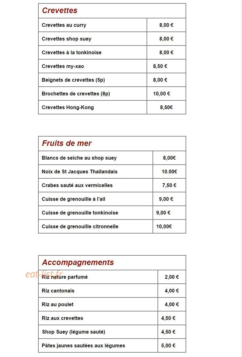 L'Orchidée — carte page 8