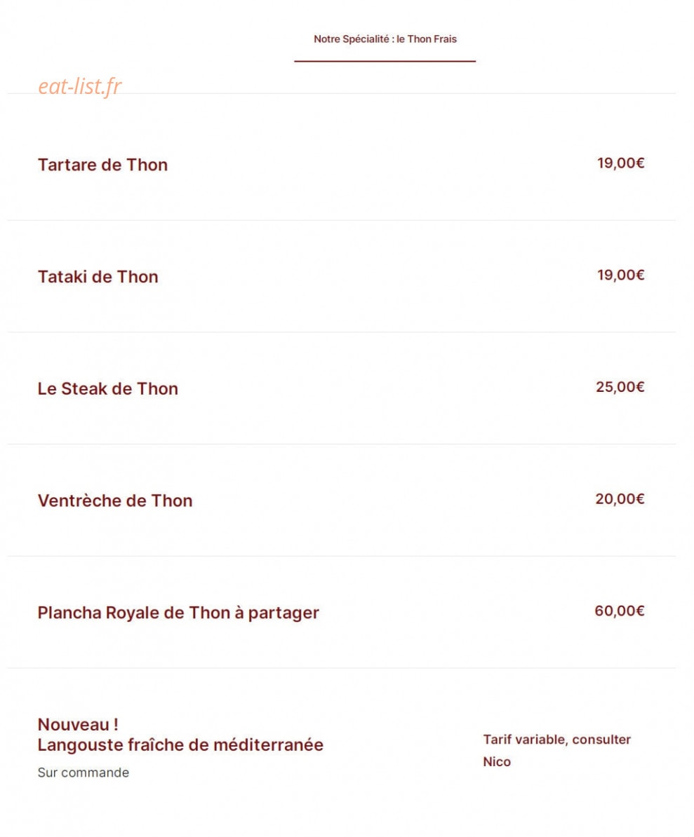 La Cave À Nico — carte page 3