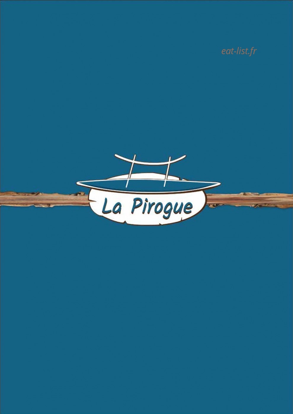 La Pirogue — carte page 1