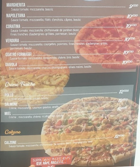 O' Gratiné — carte page 2