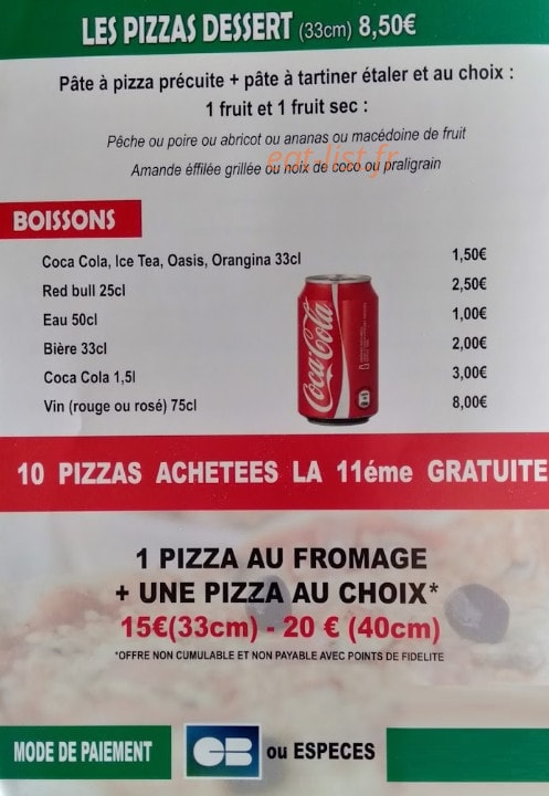Pizz'a Jef — carte page 4