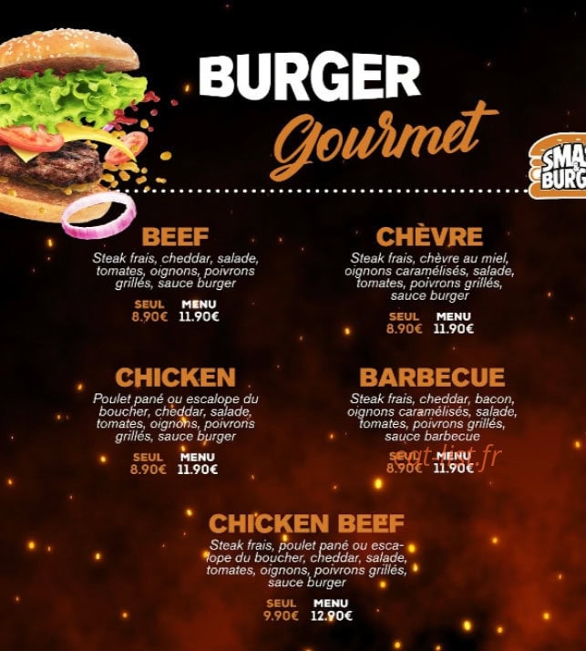 Smash & Burger — carte page 4
