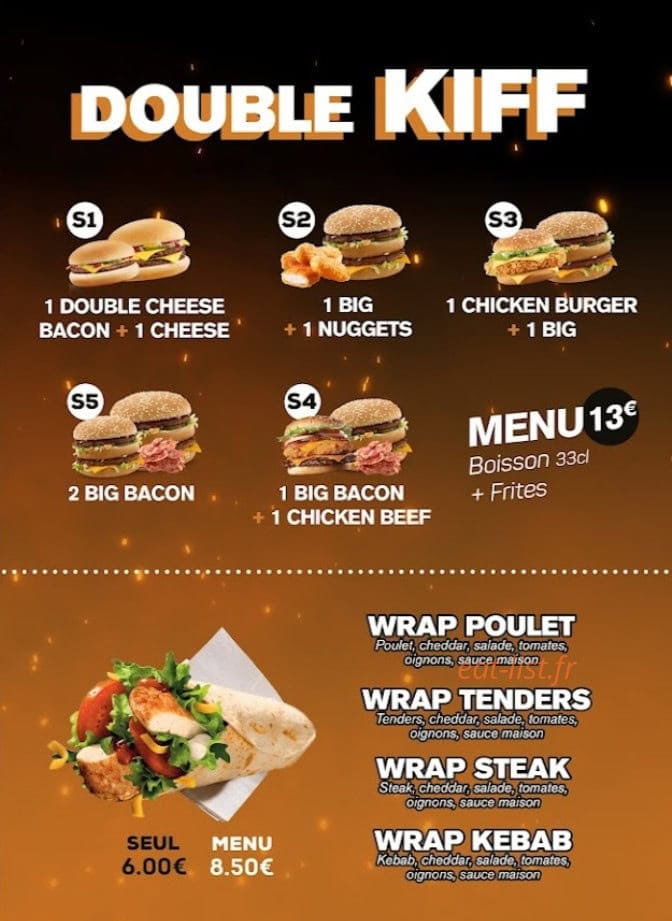 Smash & Burger — carte page 2