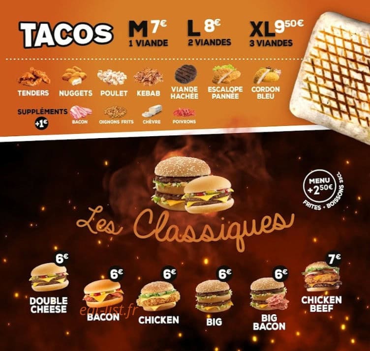Smash & Burger — carte page 3