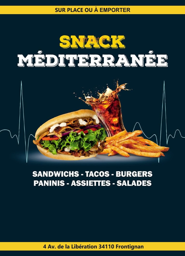 Snack Méditerranée — carte page 1