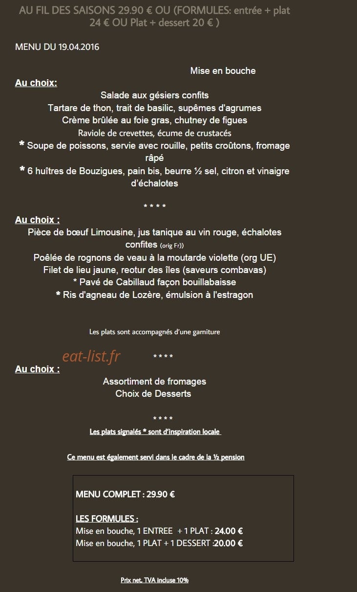 Hôtellerie de Balajan — carte page 4