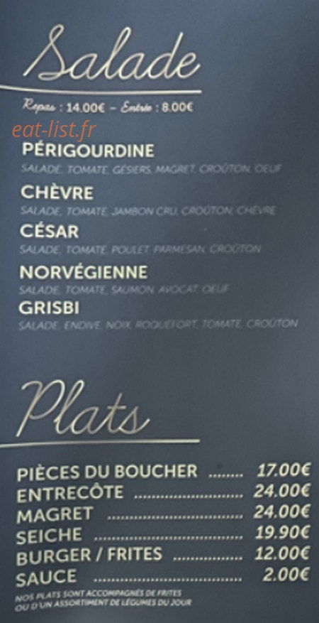 Le Grisbi — carte page 1