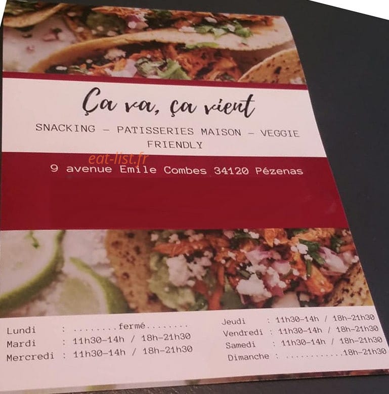Ça va, ça vient — carte page 1