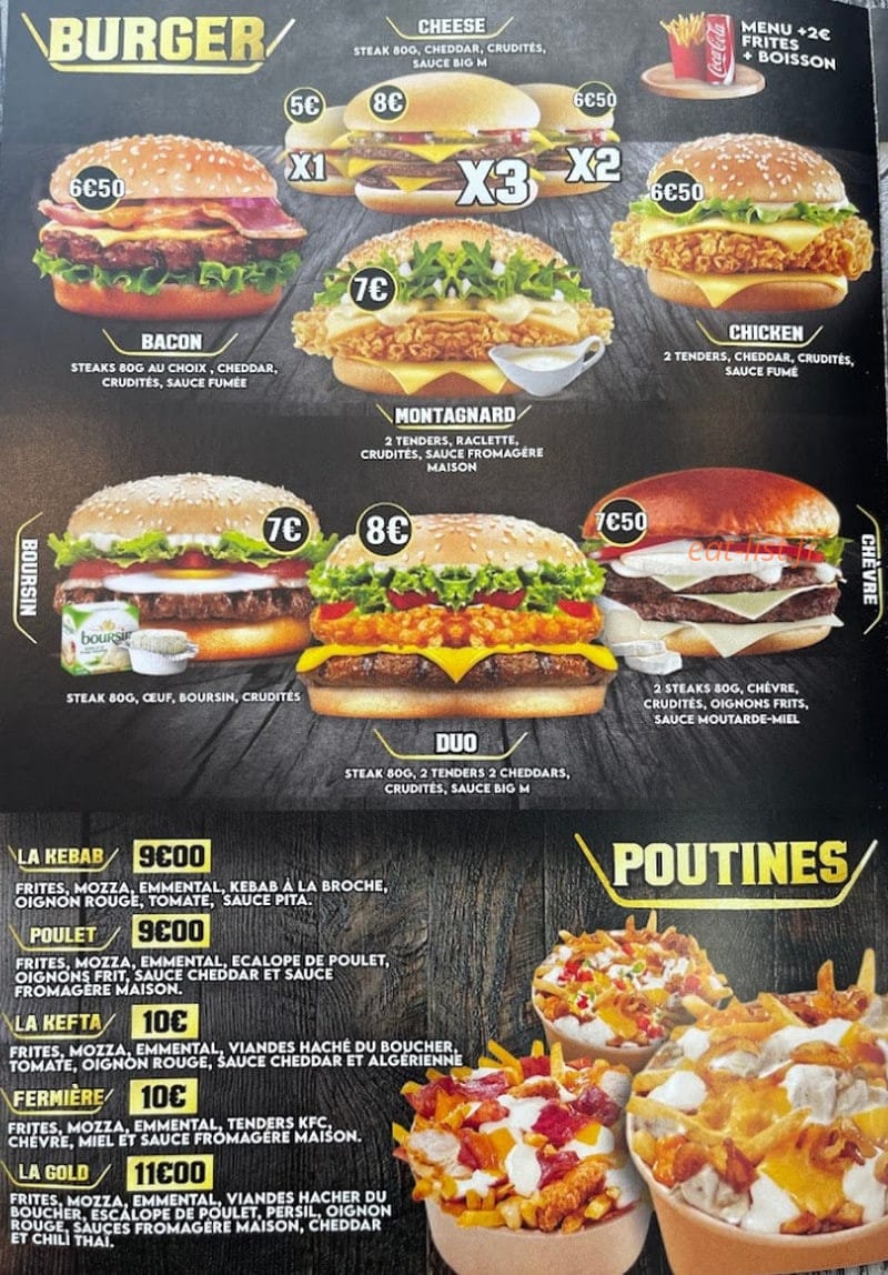 Golden Tacos — carte page 2