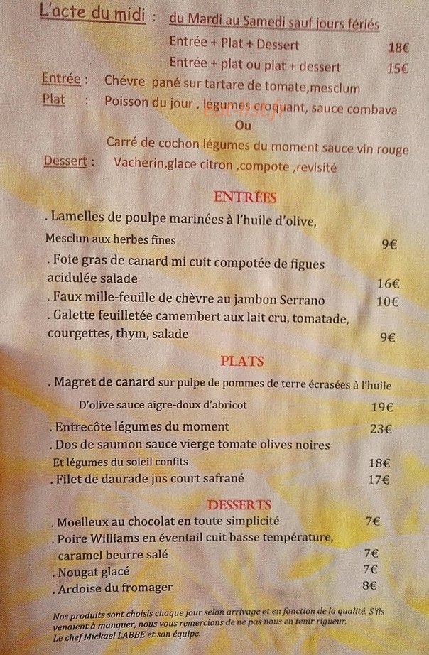 L'Amphitryon — carte page 1