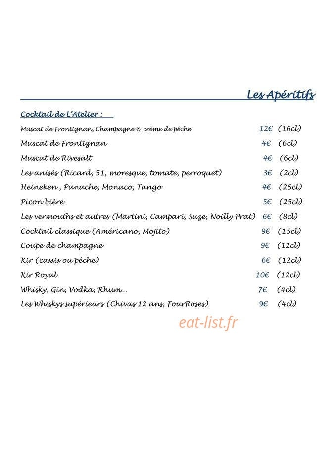 L'atelier — carte page 7