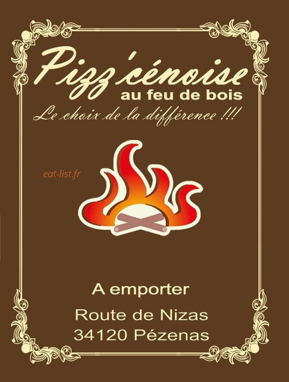 Carte et menu La Pizz&amp;amp;amp;amp;amp;#039; cénoise Pézanas