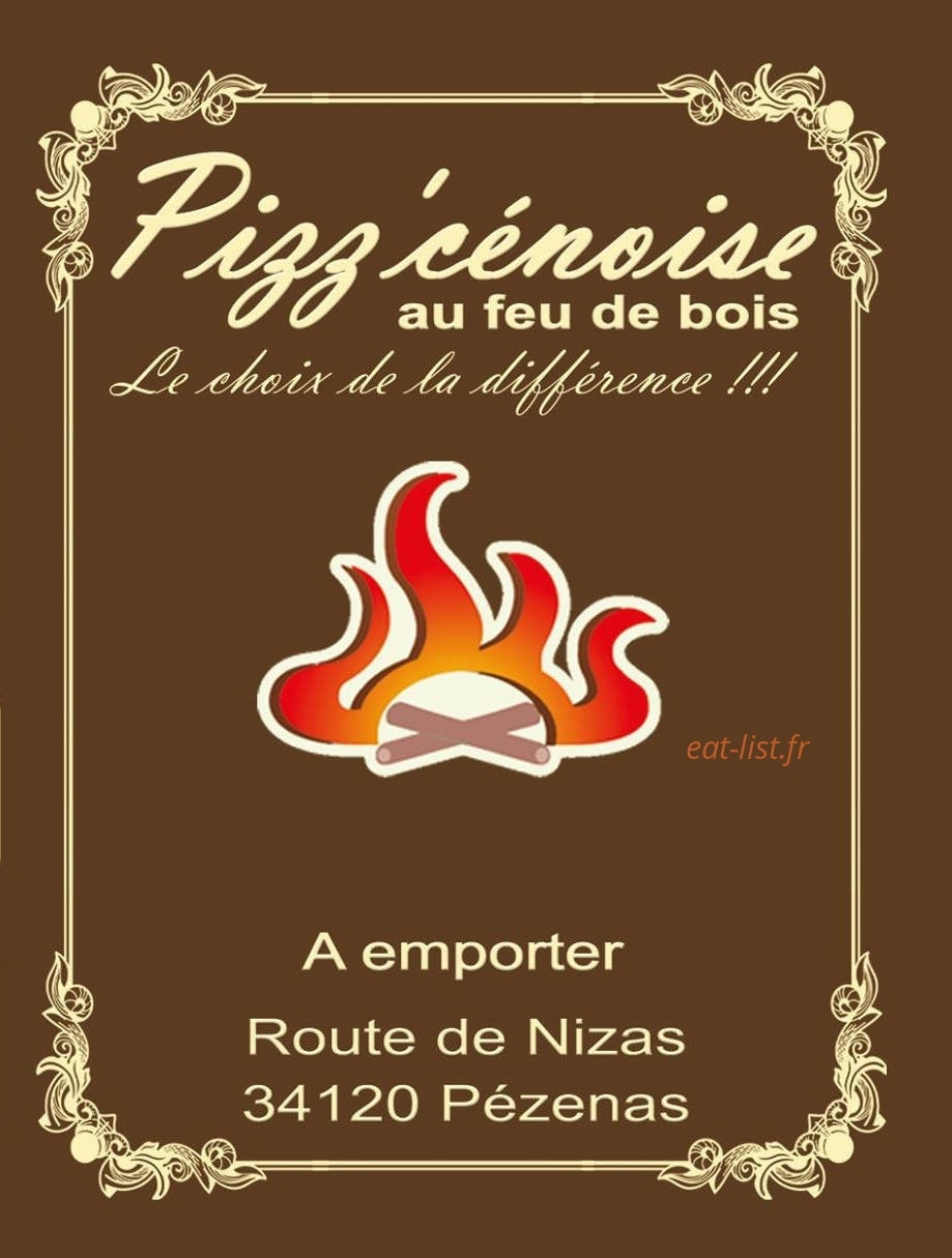 La Pizz' Cénoise — carte page 1