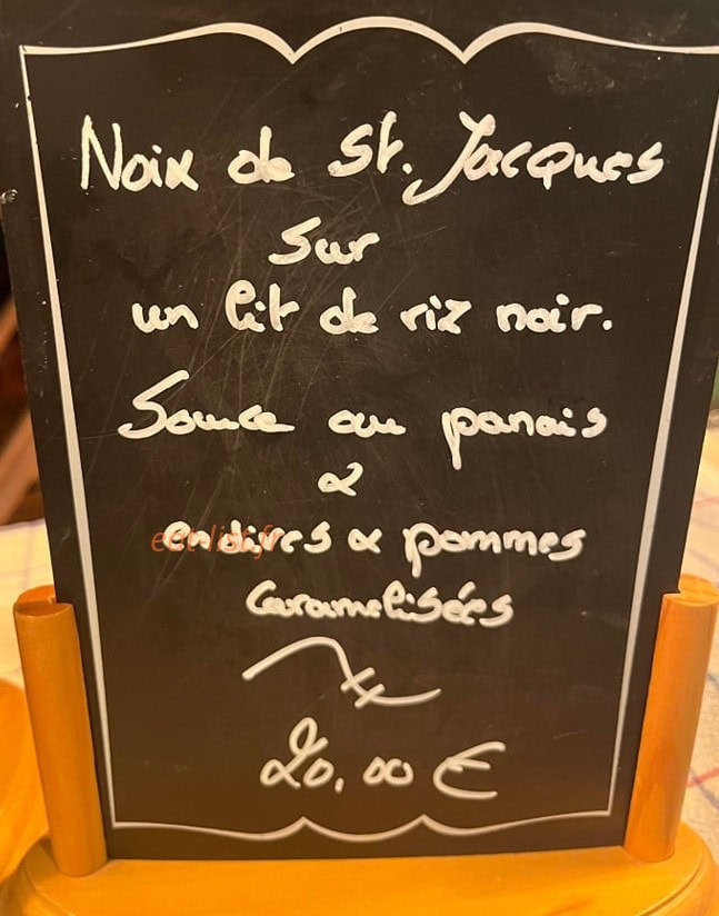 Le Sans Vin — carte page 1
