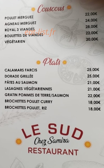 Le Sud — carte page 2