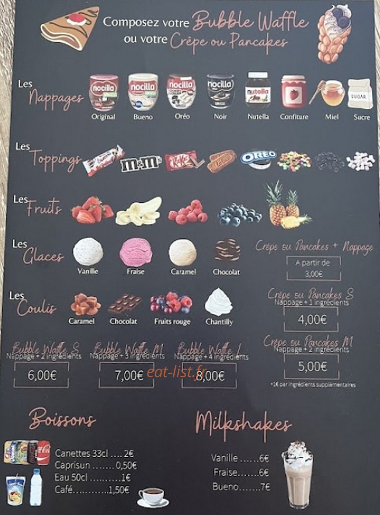 Waffle Coffee — carte page 2