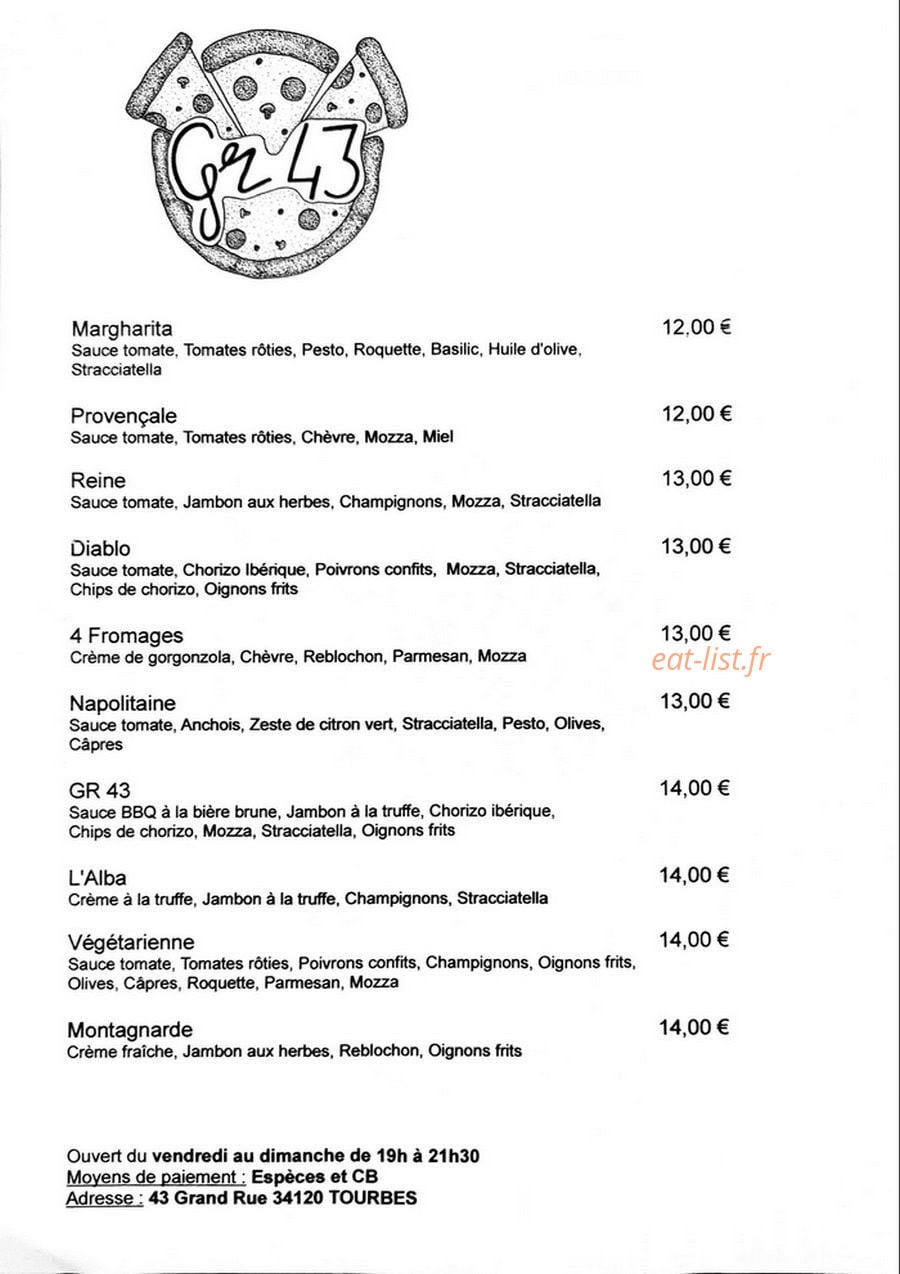 GR 43 — carte page 1