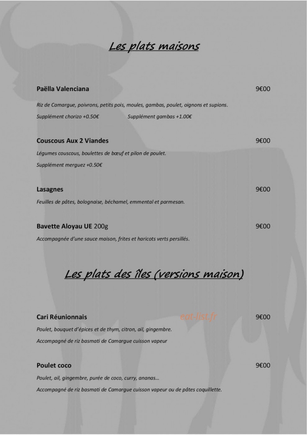 Aux 2 Comptoirs — carte page 2