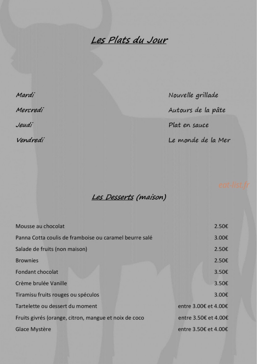 Aux 2 Comptoirs — carte page 3