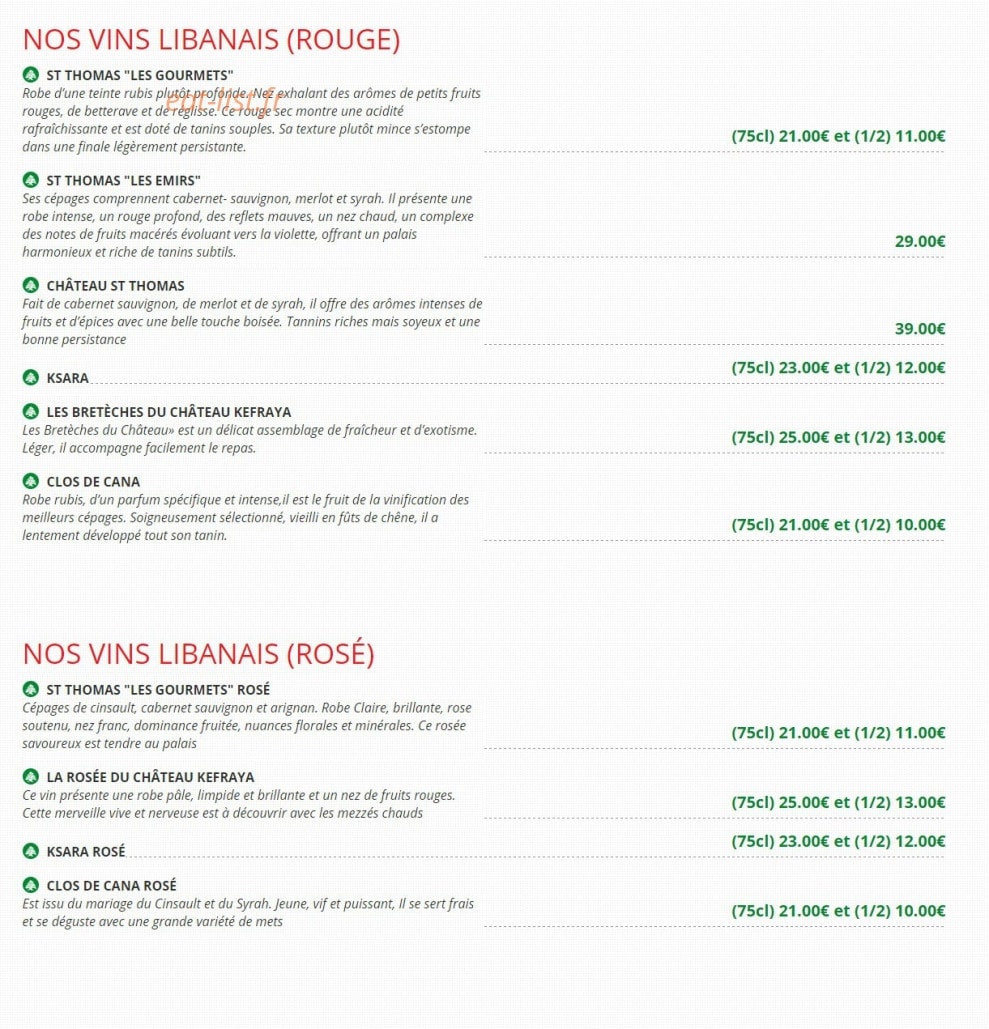 Beyrouth — carte page 3