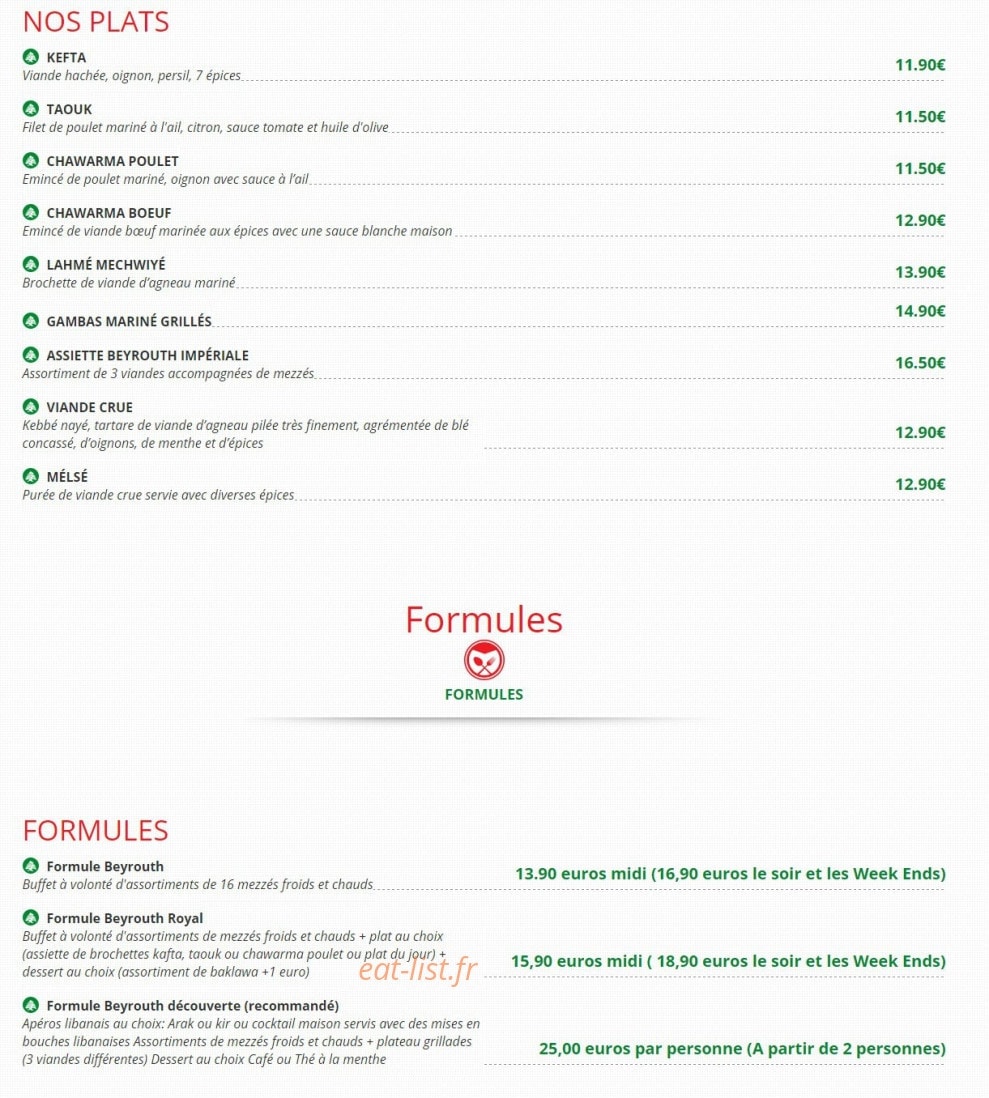 Beyrouth — carte page 2